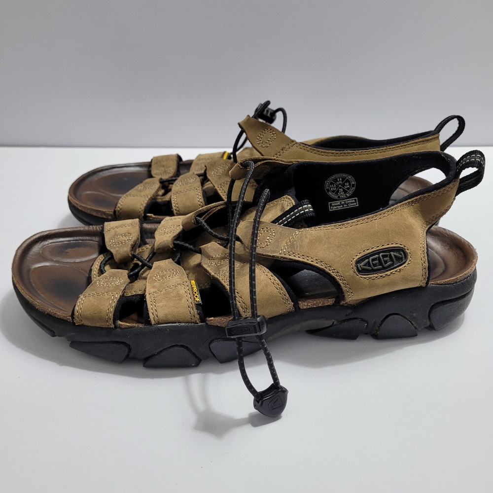 Keen Daytona Brown Fisherman Leather Hiking Sandals - Picture 4 of 8
